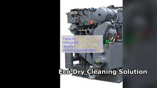 Eco Dry Cleaning Machine For Hospitals